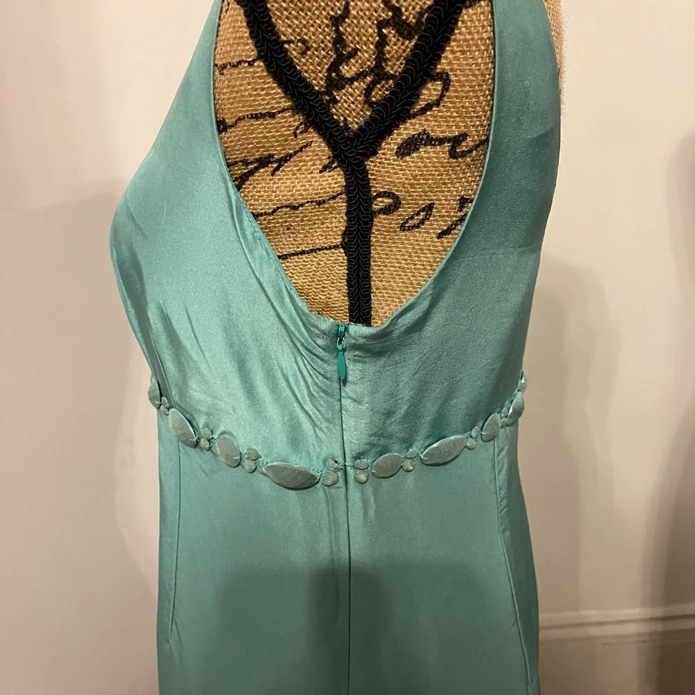 Boden Celebration Teal Dress - Picture 4 of 8